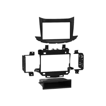 Front. Metra - Dash Kit for Select 2017-2023 Chevrolet Trax DIN - Black.
