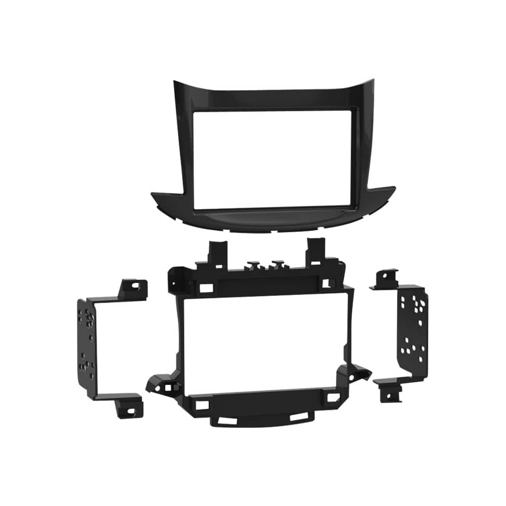 Front. Metra - Dash Kit for Select 2017-2023 Chevrolet Trax DDIN - Black.