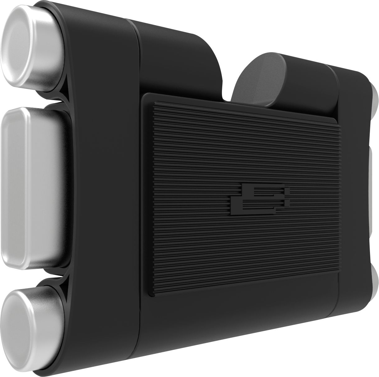 Angle View: Bracketron - Roadtripper Travel Mount for Most Smartphones and Tablets Up to 10.1" - Black And Silver