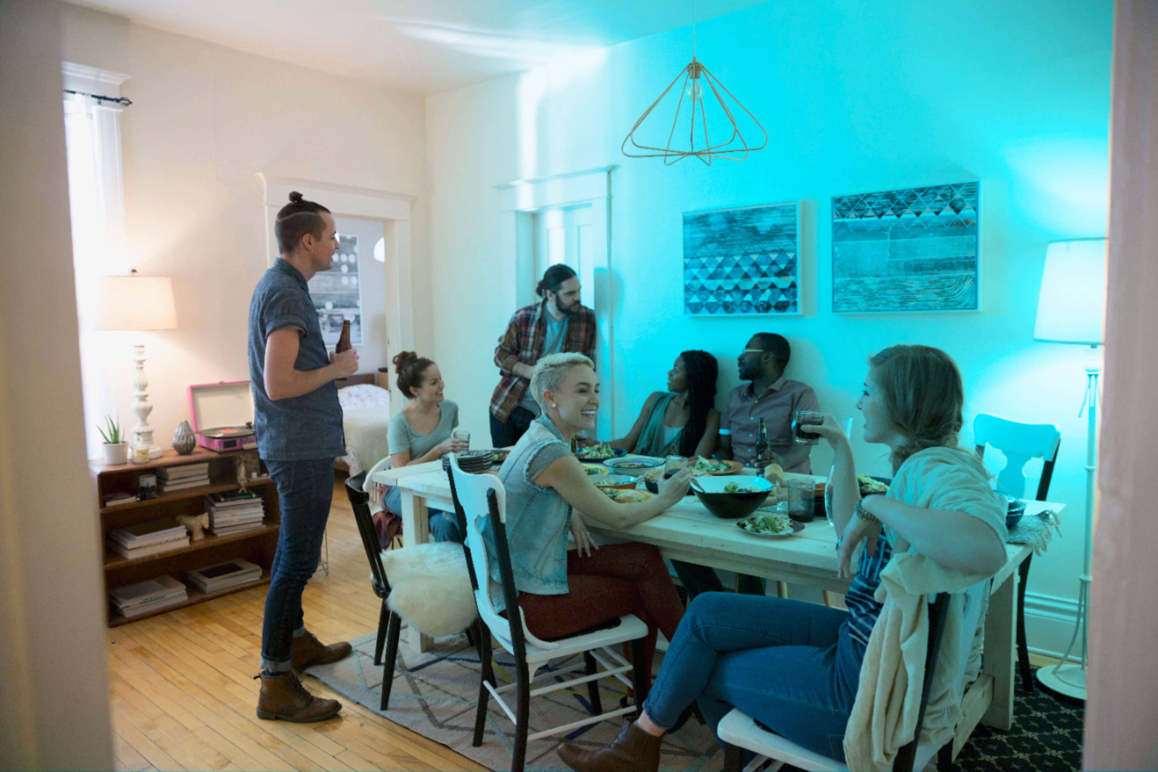 Alt View 13. Sengled - Smart A19 LED 60W Bulbs Works with Amazon Alexa, Google Assistant & SmartThings (2-Pack) - Multicolor.