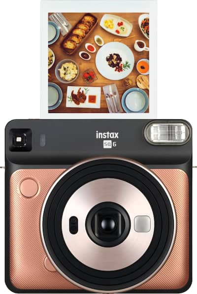 Fujifilm instax SQUARE SQ6 Blush Gold 16581460 - Best Buy Fujifilm instax SQUARE SQ6 Blush Gold 16581460 - Best Buy