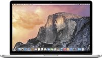 Front Zoom. Apple - MacBook Pro with Retina display - 15.4" Display - 16GB Memory - 256GB Flash Storage - Silver - Silver.