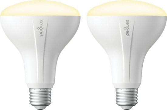 Front Zoom. Sengled - Smart BR30 LED 60W Add-on Bulbs Works with Amazon Alexa, Google Assistant, SmartThings & Wink (2-Pack) - White.