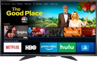 Front. Toshiba - 55” Class – LED - 2160p – Smart - 4K UHD TV with HDR – Fire TV Edition - Black.