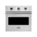 Front Zoom. Viking - Professional 5 Series 26.5" Built-In Single Electric Convection Wall Oven - Stainless steel.
