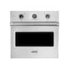 Front. Viking - Professional 5 Series 29.5" Built-In Single Electric Convection Wall Oven - Stainless Steel.