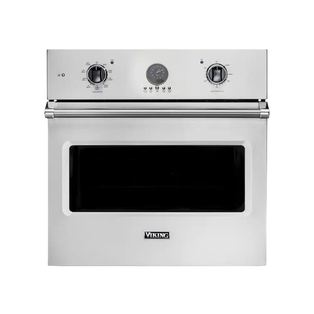 Front. Viking - Professional 5 Series 29.5" Built-In Single Electric Convection Wall Oven - Stainless Steel.