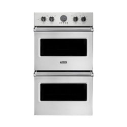 Viking - Professional 5 Series 29.5" Built-In Double Electric Convection Wall Oven - Stainless Steel - Front_Zoom