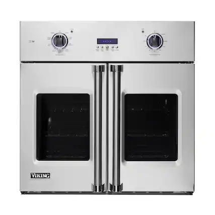 Front. Viking - Professional 7 Series 29.5" Built-In Single Electric Convection Wall Oven - Stainless Steel.
