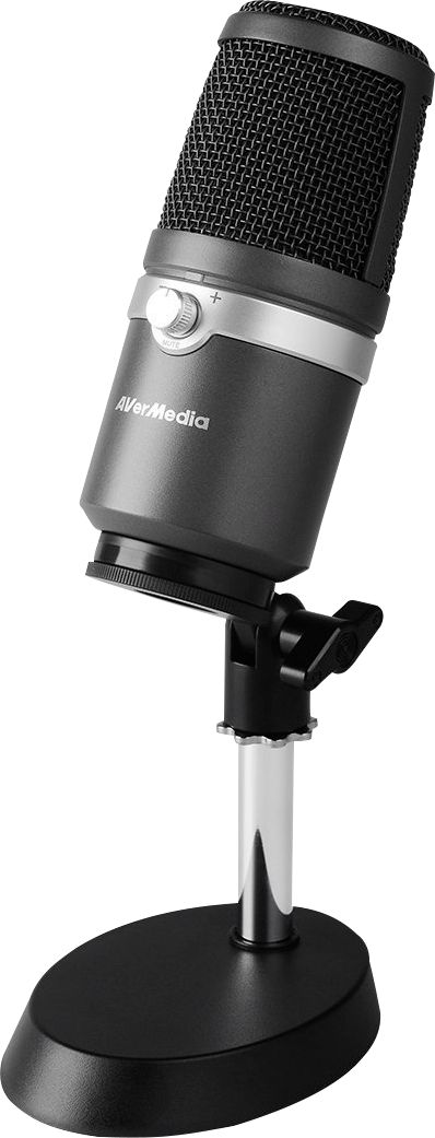 Left View: AVerMedia - USB Cardioid Condenser Instrument and Vocal Microphone