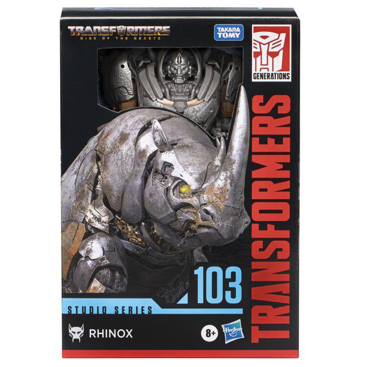 TRANSFORMERS TAKARA TOMY RISE OF THE BEASTS GENERATIONS STUDIO SERIES 103 8+ RHINOX