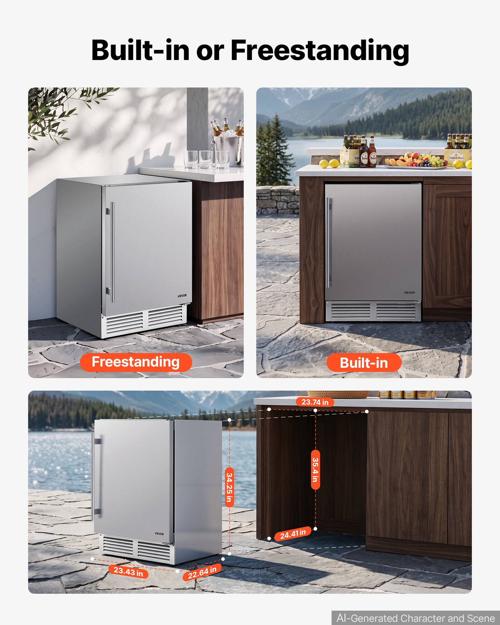 Built-in or Freestanding

Freestanding

Built-in

23.74 in

34.25 in

35.4 in

24.41 in

23.43 in

22.64 in

AI-Generated Character and Scene