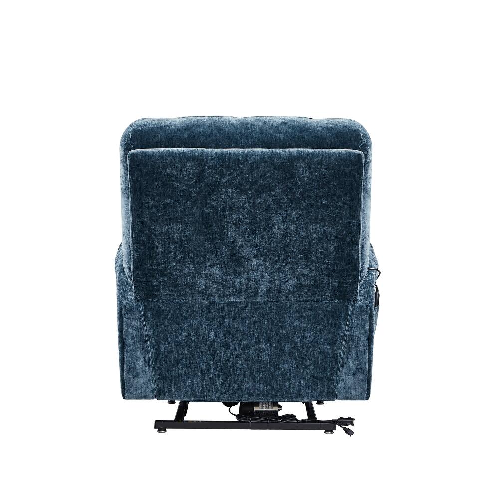 Alt View 2. Ropilly - Ropilly Dual OKIN Motor Power Lift Recliner, Lift Chair for Elderly with Heat and Massage - Blue.