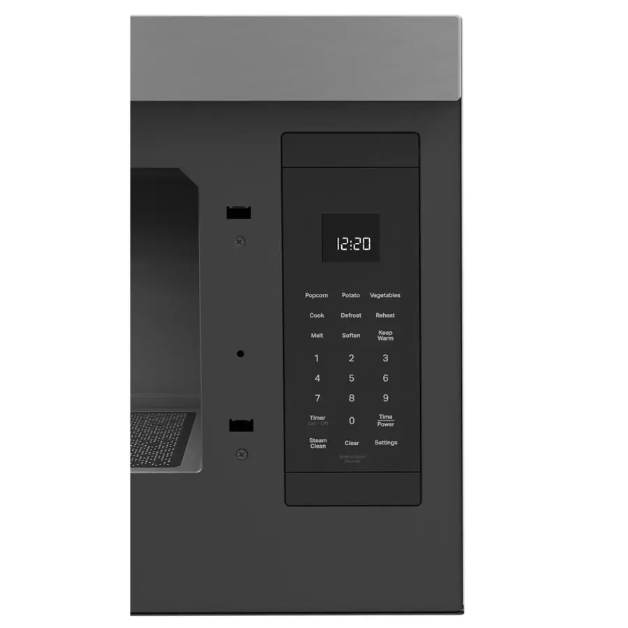 Alt View 12. Whirlpool - 1.1 Cu. Ft. Over-the-Range Microwave with Flush Built-in Design - Stainless Steel.