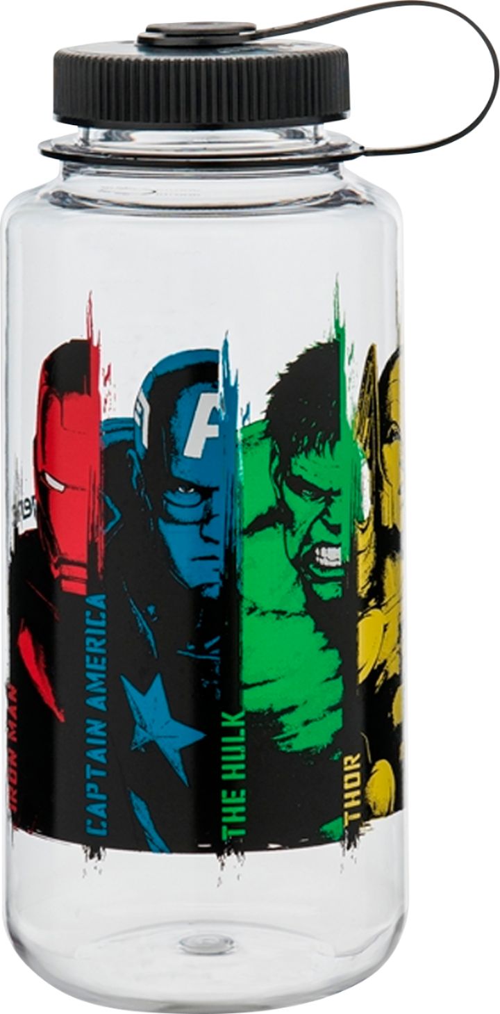 Marvel Avengers Small 350ml Plastic Drinking Bottle Blue