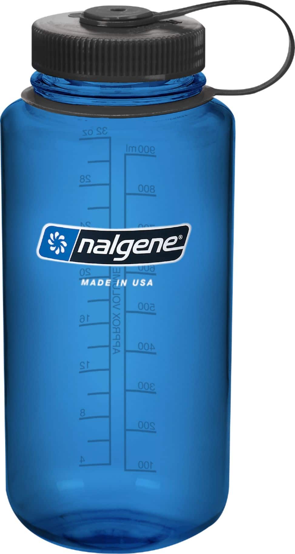 Angle. Nalgene - 32-Oz. Water Bottle - Blue.