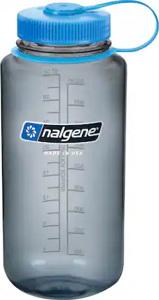 Angle. Nalgene - 32-Oz. Water Bottle - Gray.
