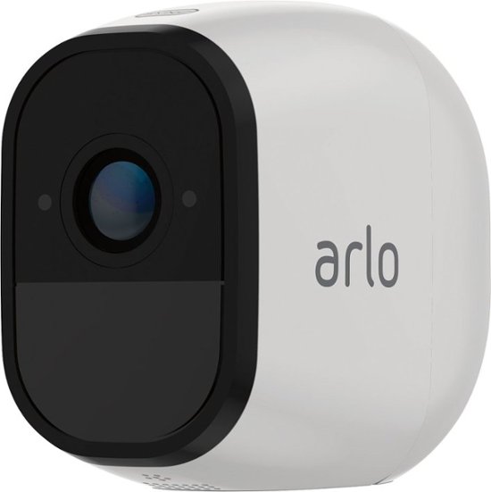 Arlo Refurbished Pro Indoor/Outdoor 720p WiFi WireFree Security Camera White VMC4030100NAR