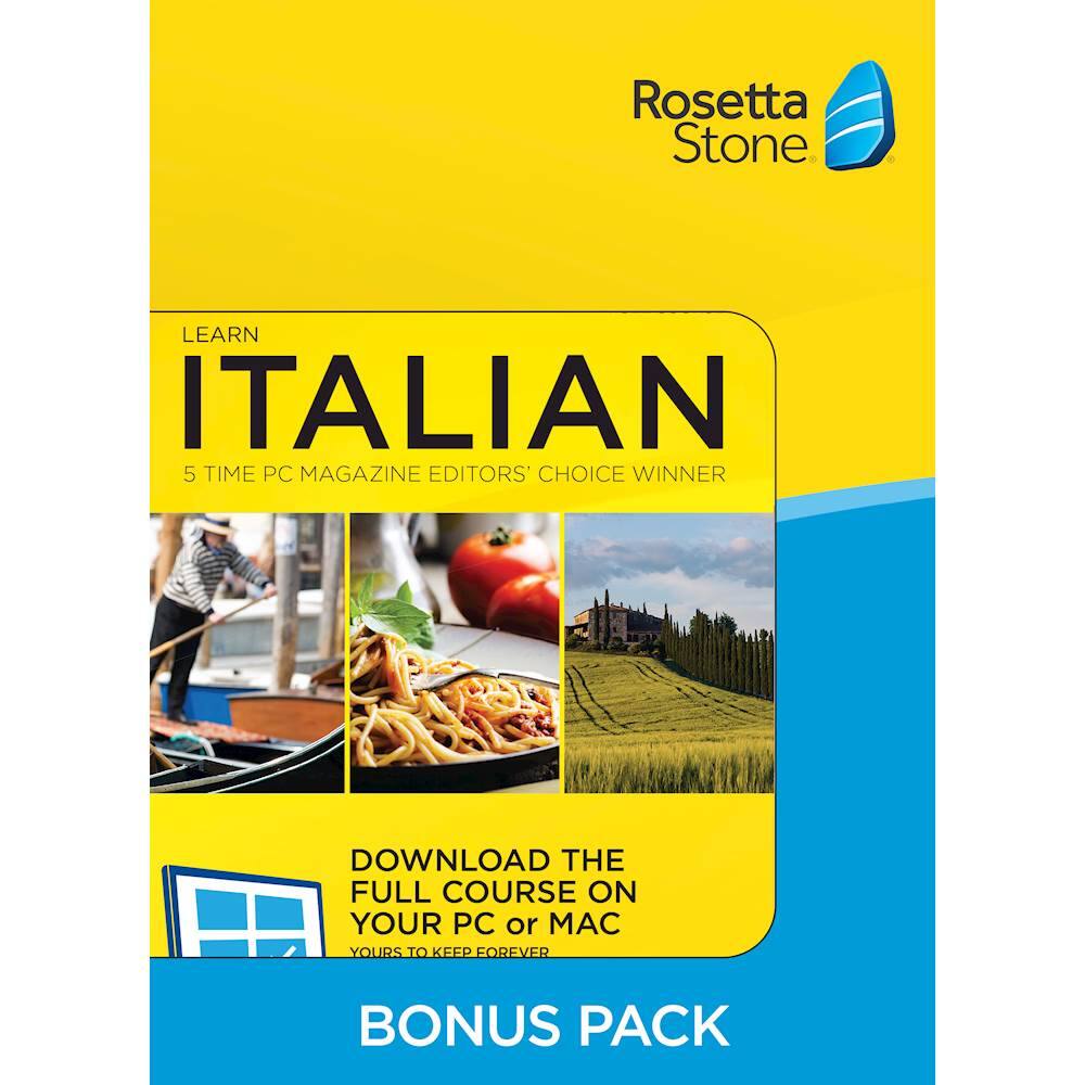 Rosetta Stone Bonus Pack Italian (2 Year Subscription) Android, Apple ...