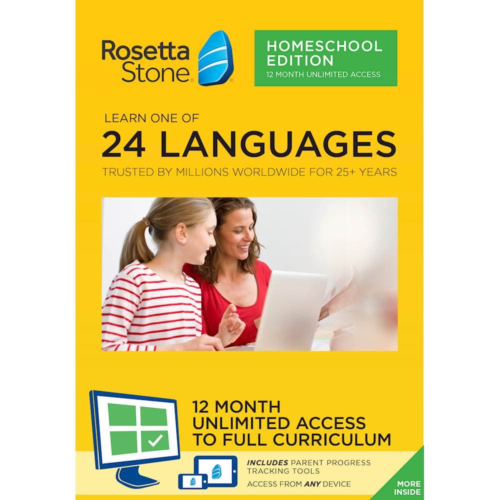 Best Buy: Rosetta Stone Homeschool (1-Year Subscription) ROS228800F159