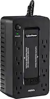 CyberPower - 450VA Battery Back-Up System - Black - Front_Zoom