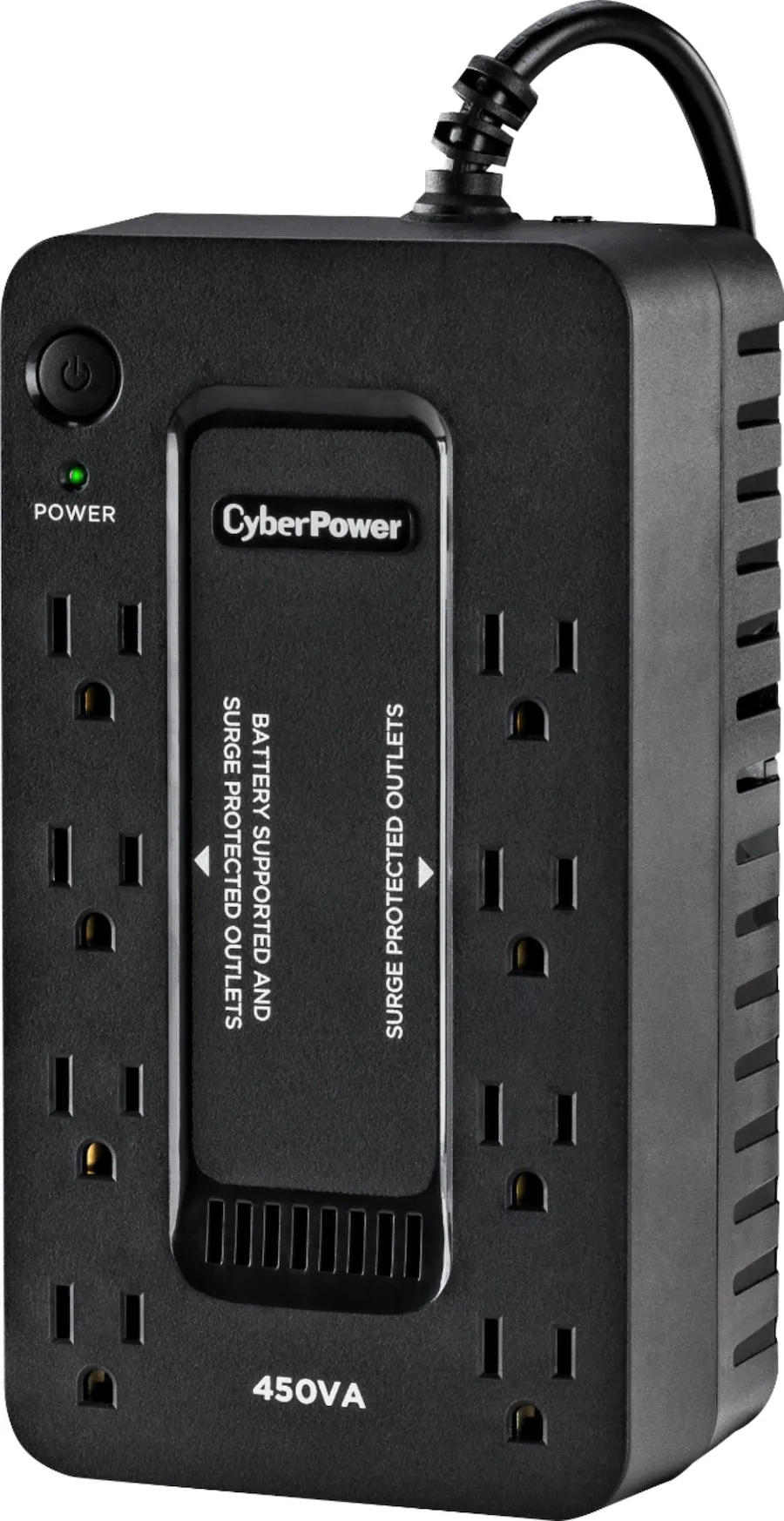 CyberPower 450VA Battery Back Up System Black SE450G1 - Open Box - Best Buy