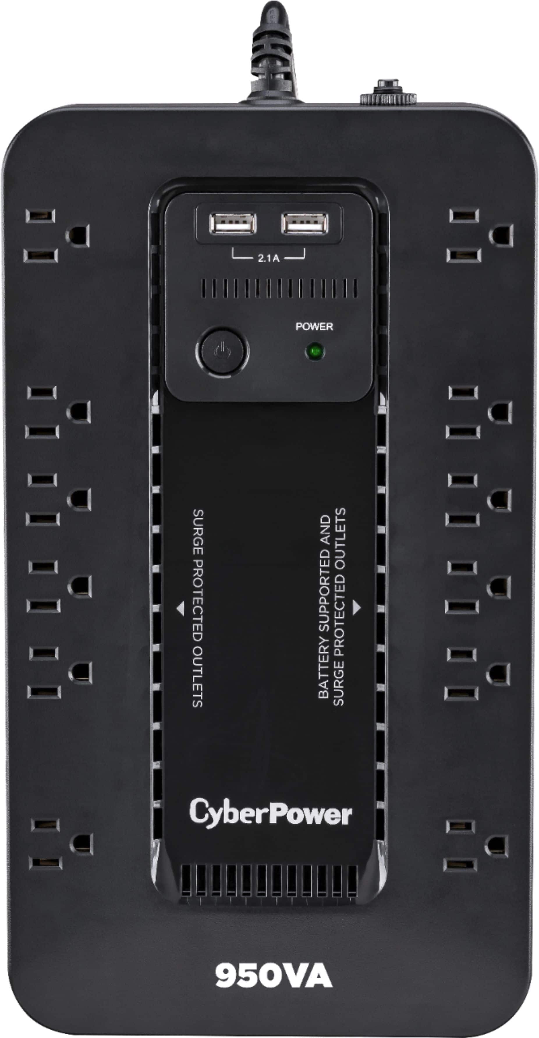 Alt View 11. CyberPower - 950VA Battery Back-Up System - Black.