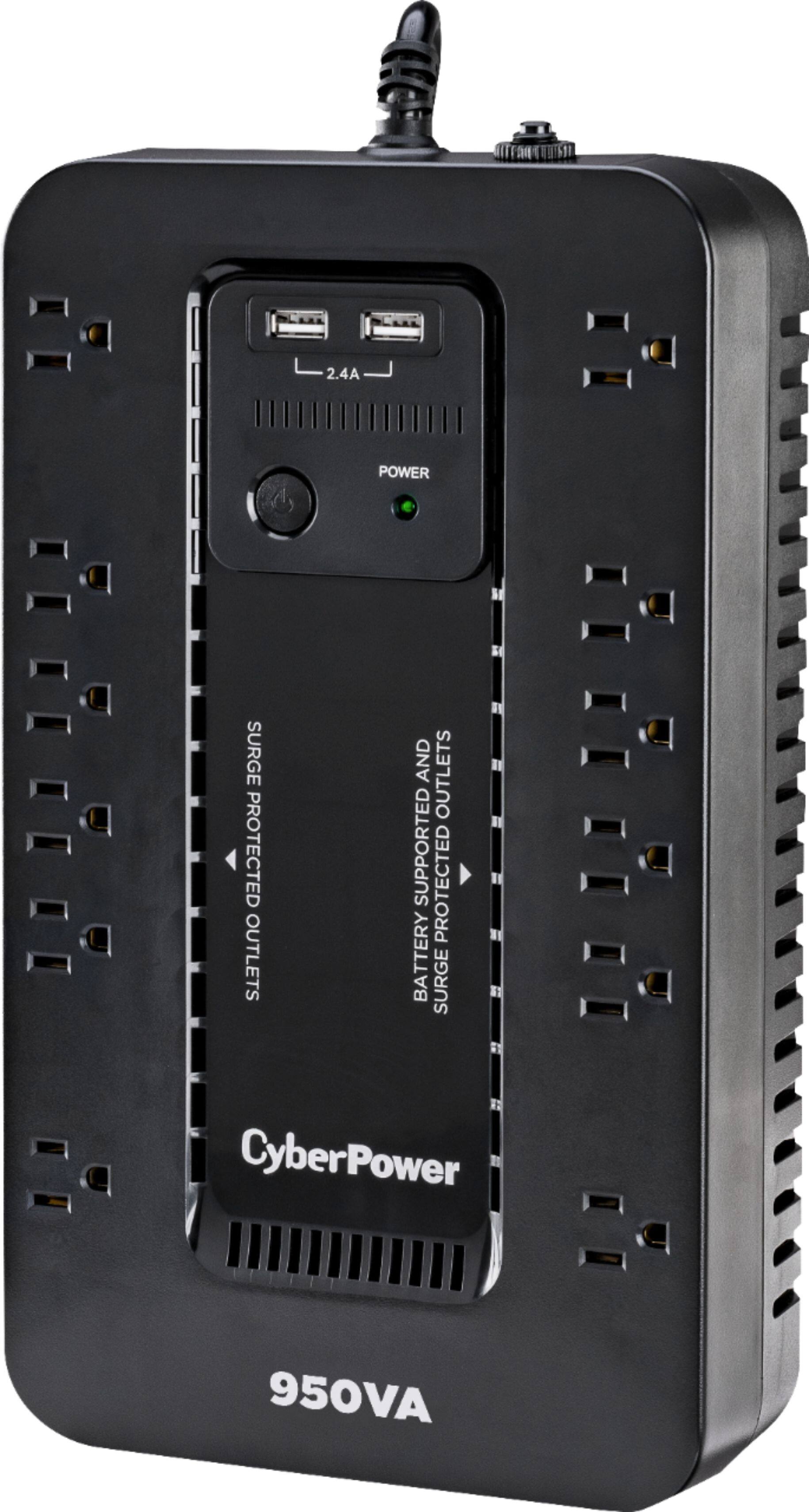 Alt View 12. CyberPower - 950VA Battery Back-Up System - Black.