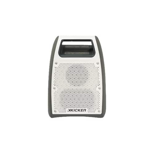 KICKER - Bullfrog BF200 Portable Bluetooth Speaker - Gray\White