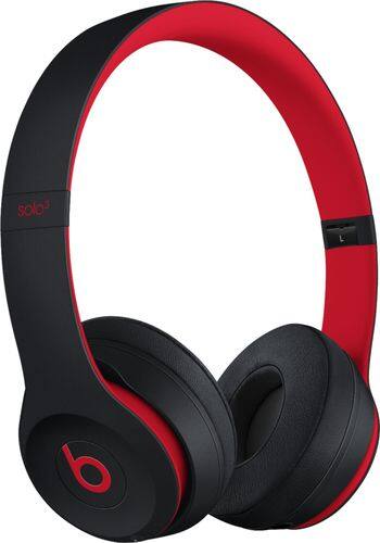 Beats by Dr. Dre - Beats Solo³ Wireless Headphones - Defiant Black-Red (The Beats Decade Collection)