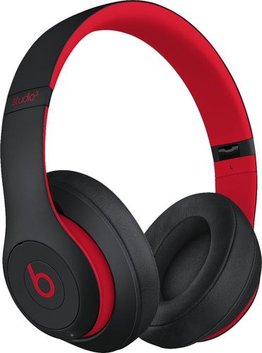 Rent to own Beats by Dr. Dre - Beats Studio³ Wireless Noise Cancelling Headphones - Defiant Black-Red (The Beats Decade Collection)