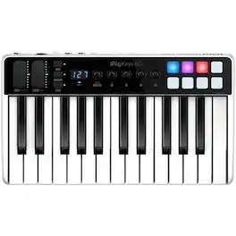 IK Multimedia - iRig Keys I/O 25-Key MIDI Controller - Black/White