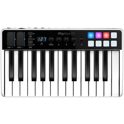 IK Multimedia – iRig Keys I/O 25-Key MIDI Controller – Black/White