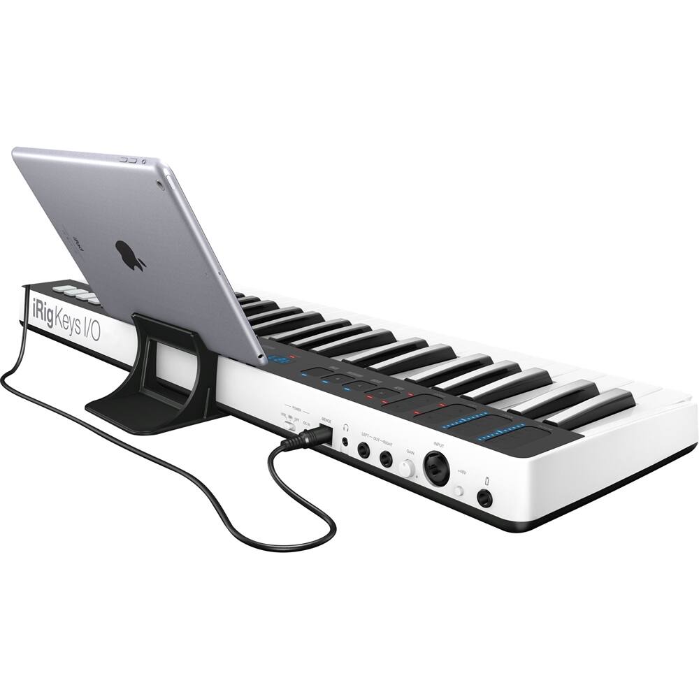 Alt View 13. IK Multimedia - iRig Keys I/O 25-Key MIDI Controller - Black/White.