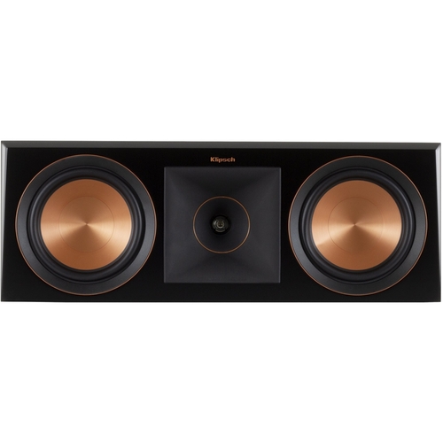 Klipsch - Reference Premiere Dual 6-1/2" 500-Watt Passive 2-Way Center-Channel Speaker - Piano Black