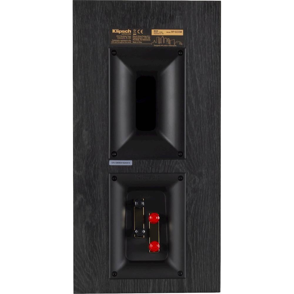 Back. Klipsch - Reference Premiere 6.5" 2-Way Bookshelf Speakers (Pair) - Black.