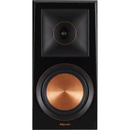 Front. Klipsch - Reference Premiere 6.5" 2-Way Bookshelf Speakers (Pair) - Black.