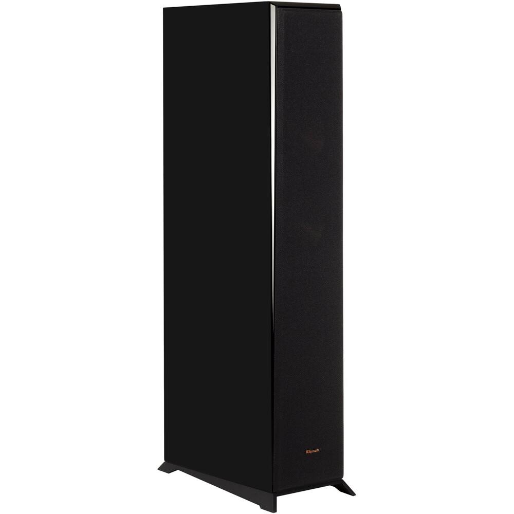 Left View: Klipsch - Reference Premiere Dual 5-1/4" 500-Watt Passive 2-Way Floor Speaker (Each) - Piano Black