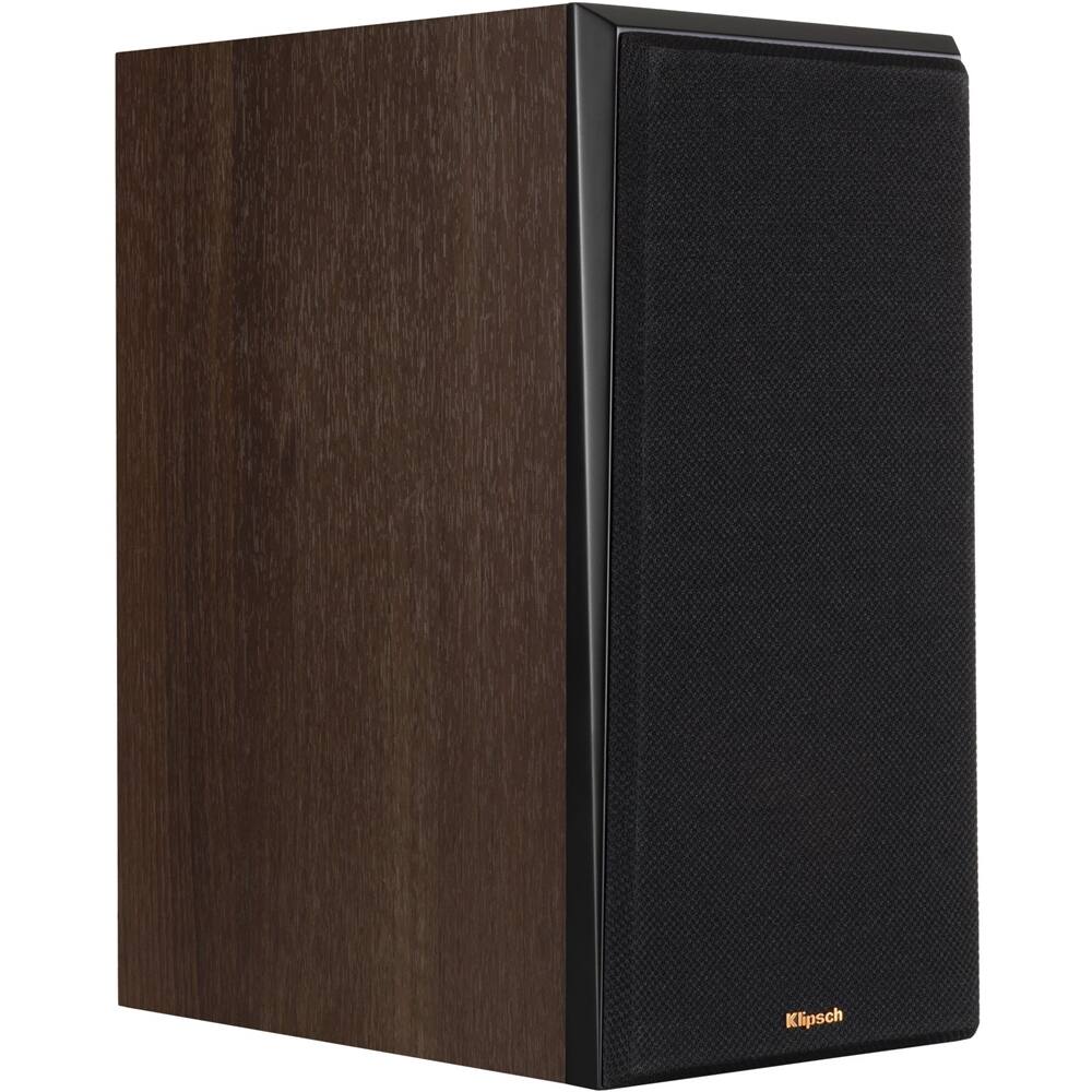 Left. Klipsch - Reference Premiere 6-1/2" 400-Watt Passive 2-Way Bookshelf Speakers (Pair) - Walnut.