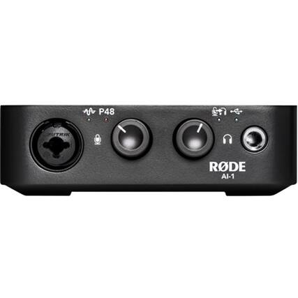 Front. RØDE - USB Audio Interface - Black.