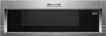 KitchenAid - 1.1 Cu. Ft. Over-the-Range Microwave with Sensor Cooking - Stainless steel - Front_Standard