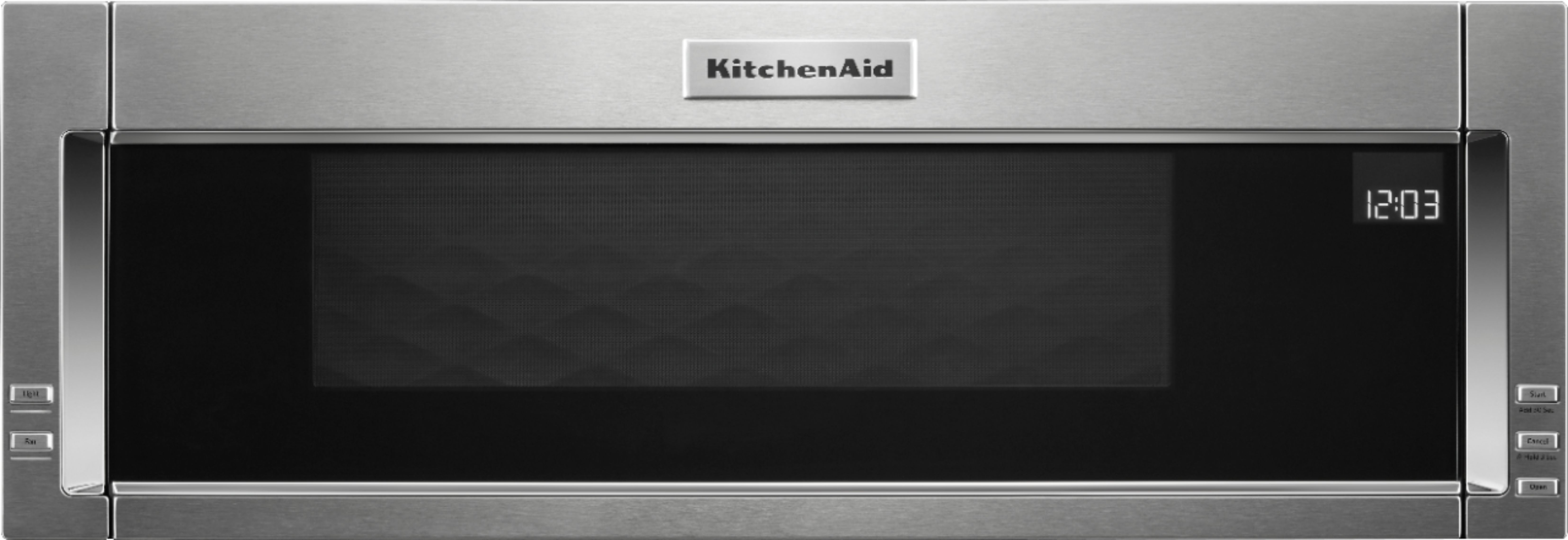 KitchenAid – 1.1 Cu. Ft. Over-the-Range Microwave with Sensor Cooking – Stainless steel
