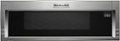 Front Zoom. KitchenAid - 1.1 Cu. Ft. Over-the-Range Microwave with Sensor Cooking - Stainless steel.
