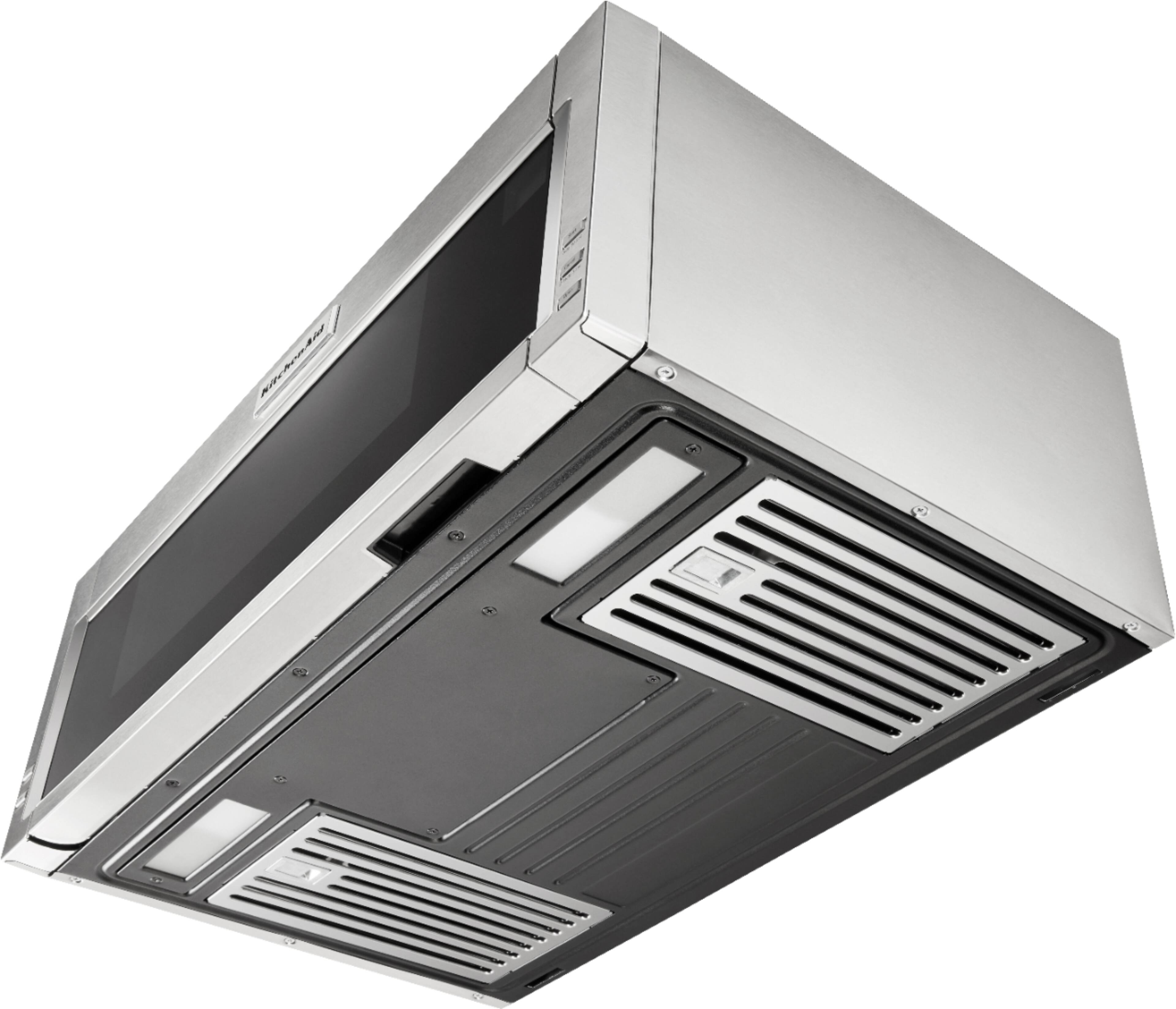 Alt View 13. KitchenAid - 1.1 Cu. Ft. Over-the-Range Microwave with Sensor Cooking - Stainless Steel.