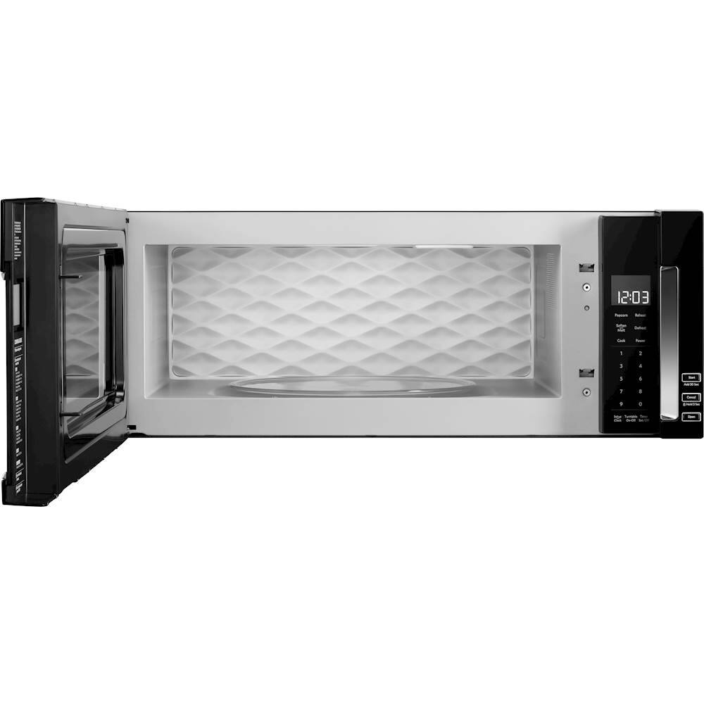 Alt View 11. KitchenAid - 1.1 Cu. Ft. Over-the-Range Microwave with Sensor Cooking - Black.