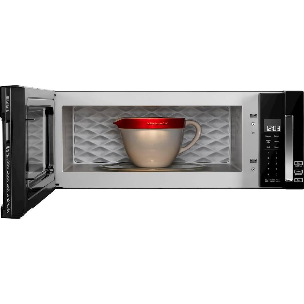 Alt View 13. KitchenAid - 1.1 Cu. Ft. Over-the-Range Microwave with Sensor Cooking - Black.