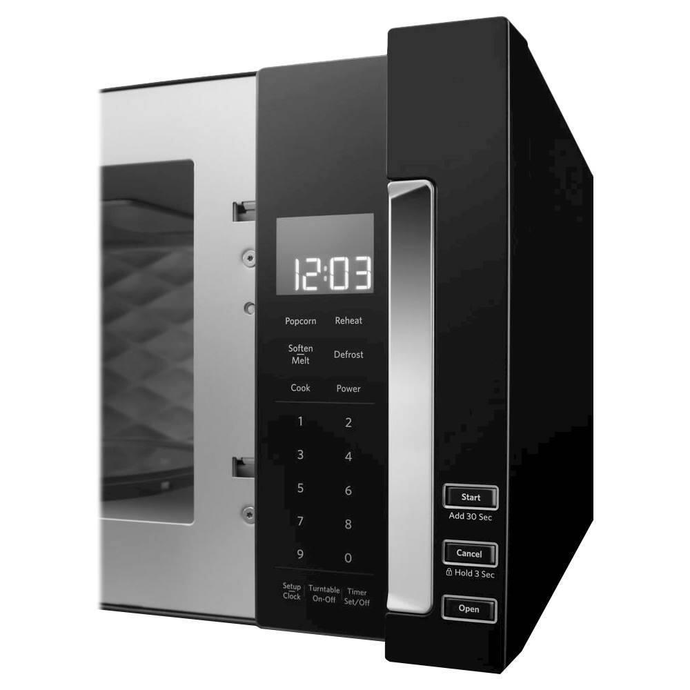 Alt View 1. KitchenAid - 1.1 Cu. Ft. Over-the-Range Microwave with Sensor Cooking - Black.