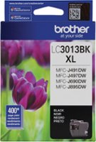 Brother - LC3013BKS XL High-Yield Ink Cartridge - Black - Front_Zoom