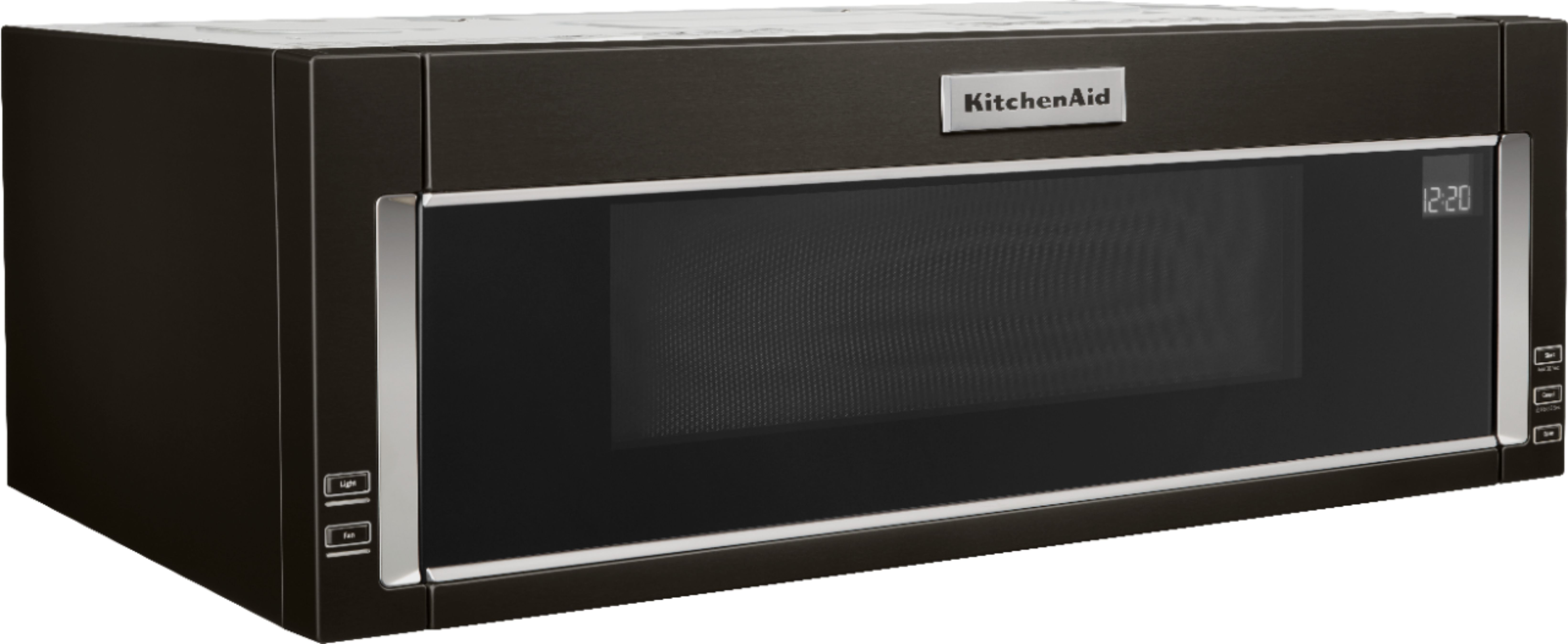 KitchenAid - 1.1 Cu. Ft. Over-the-Range Microwave with Sensor Cooking Kitchenaid Over The Range Microwave Black Stainless Steel