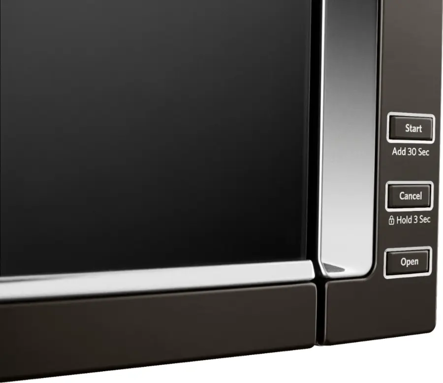 Alt View 12. KitchenAid - 1.1 Cu. Ft. Over-the-Range Microwave with Sensor Cooking - Black Stainless Steel.